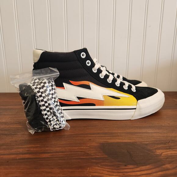 Revenge X Storm Vol. 2 - Size 9M/10.5W High-Top Black Flame Brand New‎ - Picture 4 of 11